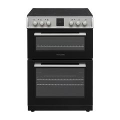 Montpellier MDOC60FS 60cm Ceramic Double Cooker in Silver